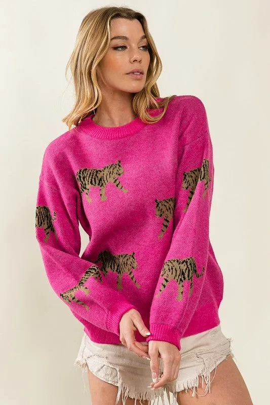 TEEK - Tiger Pattern Sweater