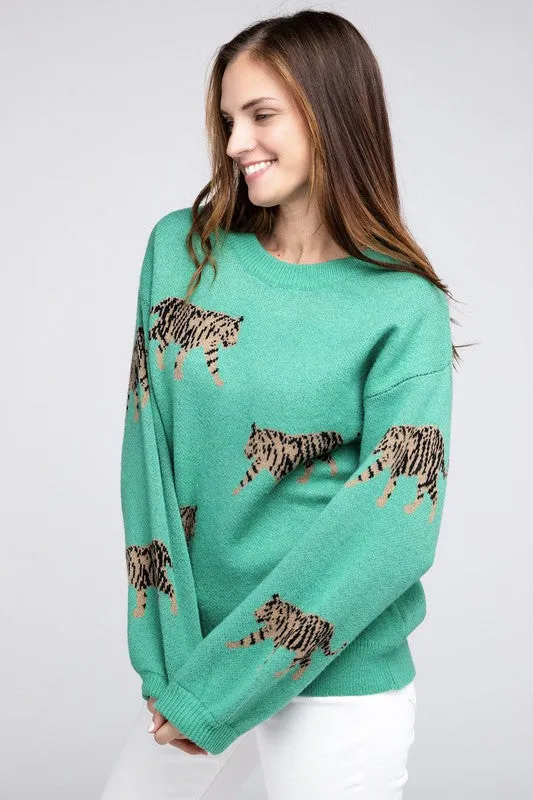 TEEK - Tiger Pattern Sweater