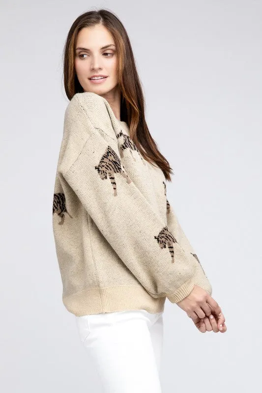 TEEK - Tiger Pattern Sweater