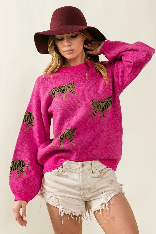 TEEK - Tiger Pattern Sweater