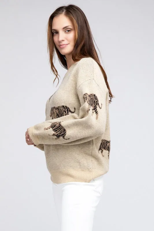 TEEK - Tiger Pattern Sweater