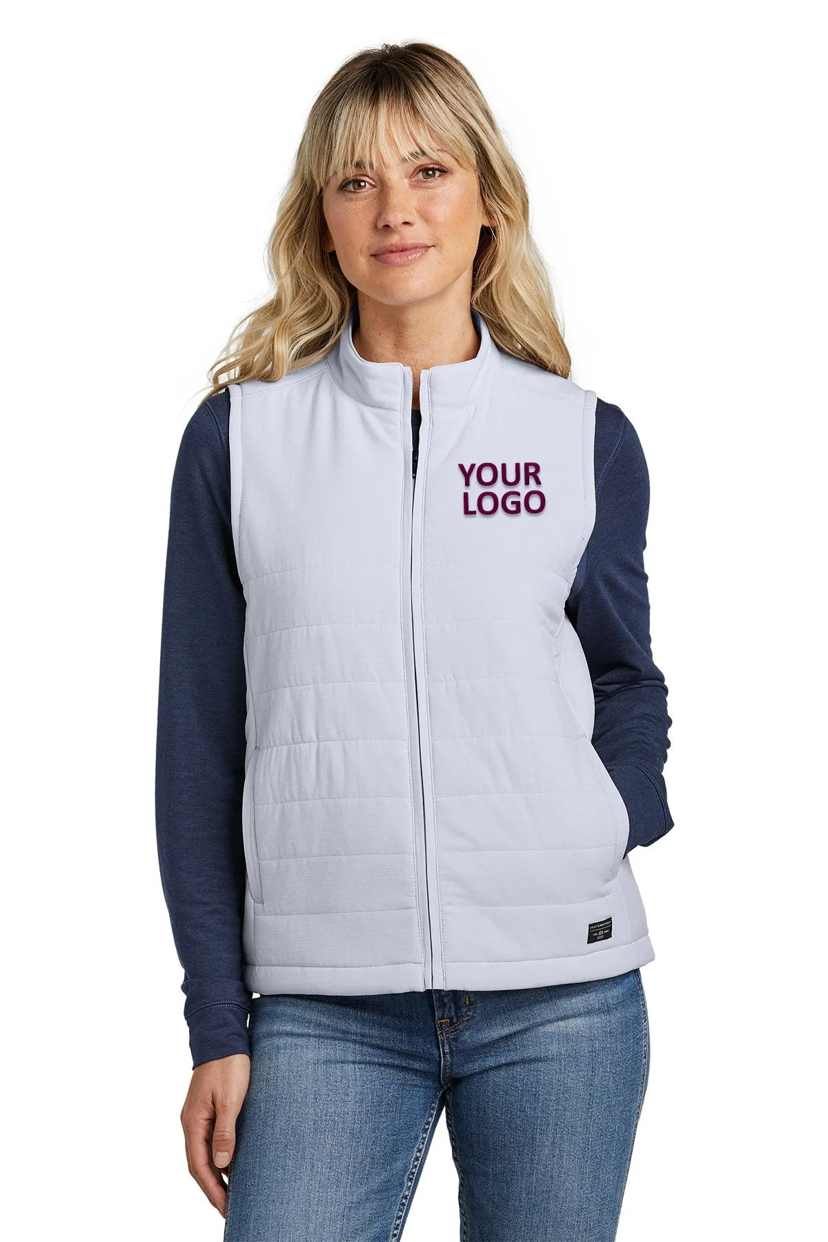 TravisMathew Ladies Cold Bay Custom Vests, Microchip Grey