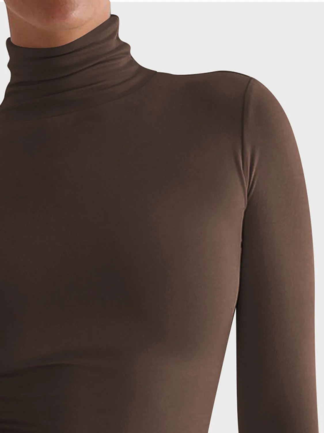 Turtleneck Long Sleeve T-Shirt