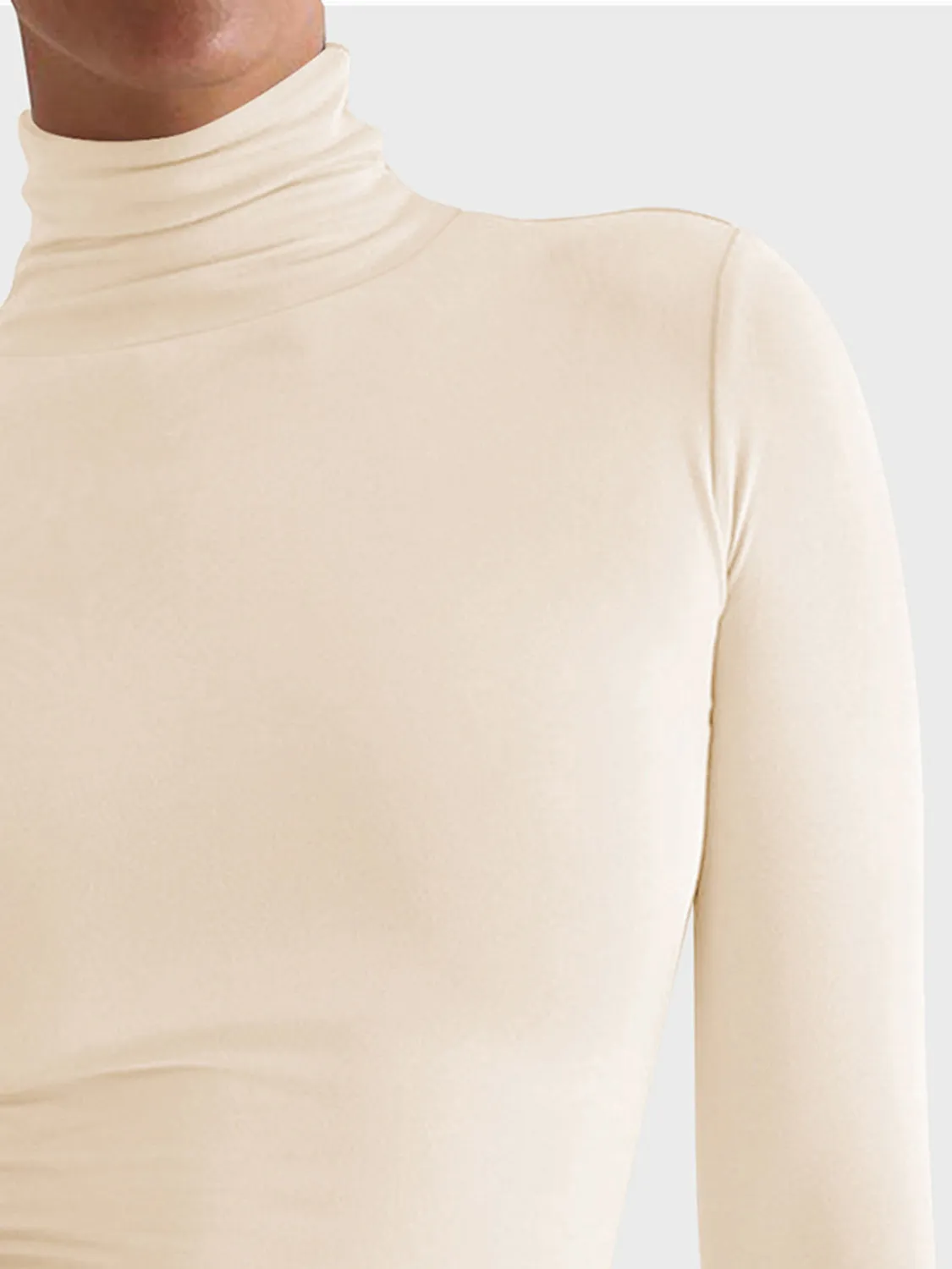 Turtleneck Long Sleeve T-Shirt