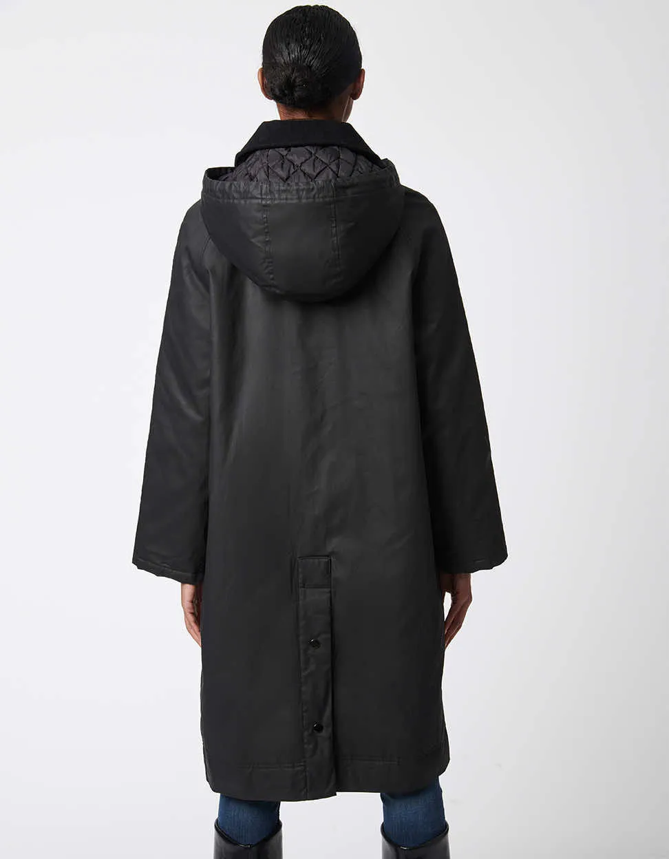 Urban Noir Wax Twill Coat