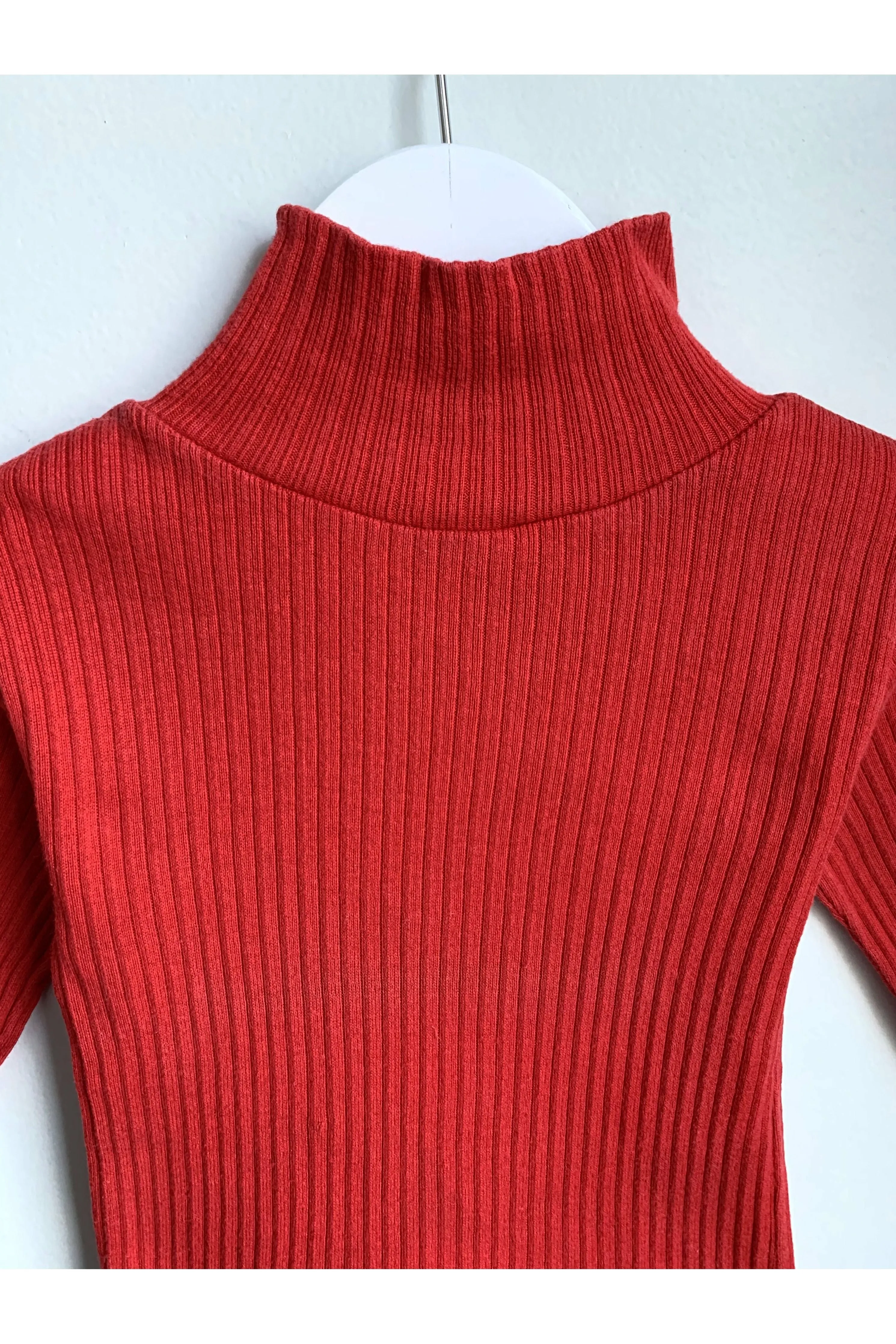 Vintage Buster Brown Ribbed Turtleneck - Size 2