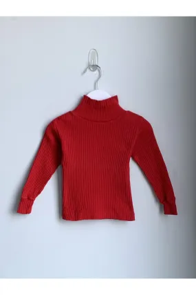 Vintage Buster Brown Ribbed Turtleneck - Size 2