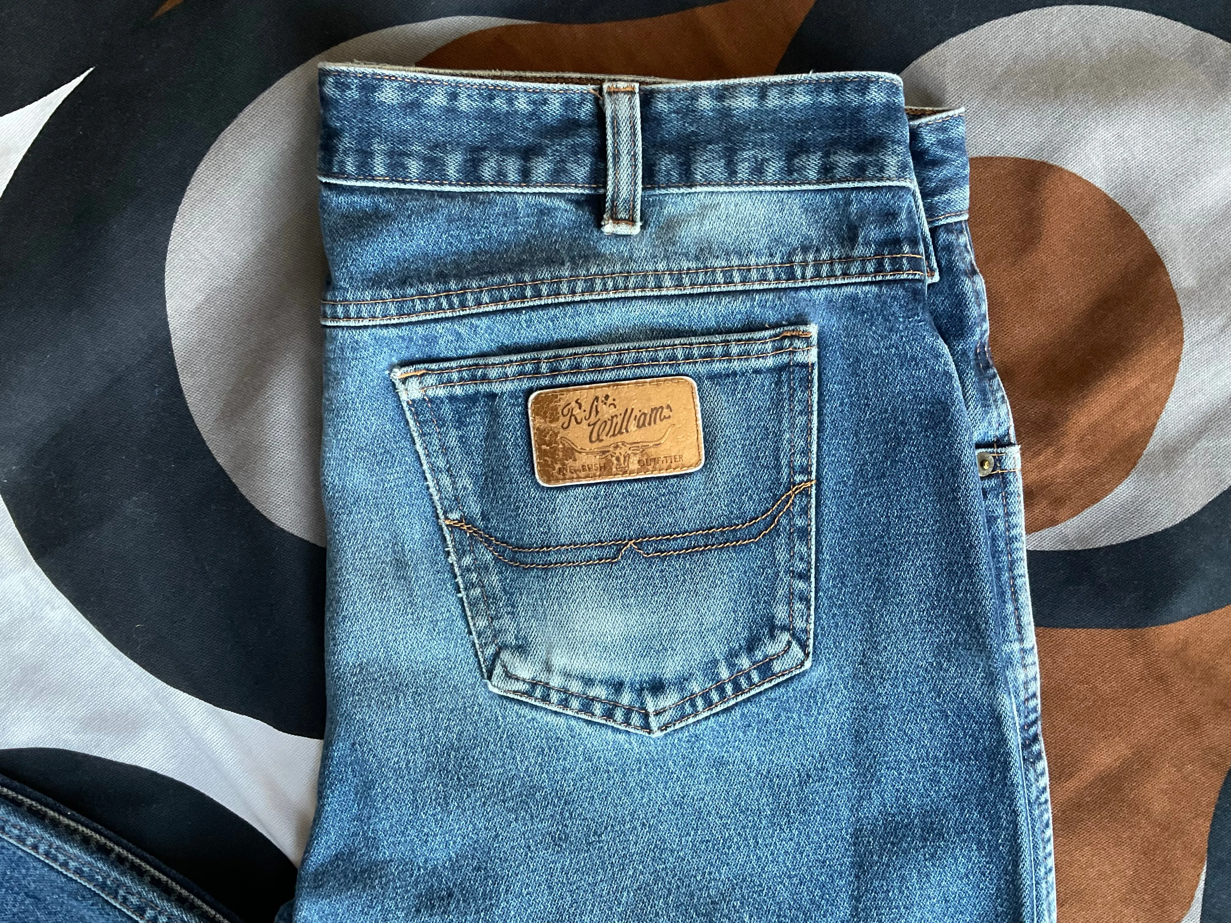 Vintage RM Williams denim jeans, 38”