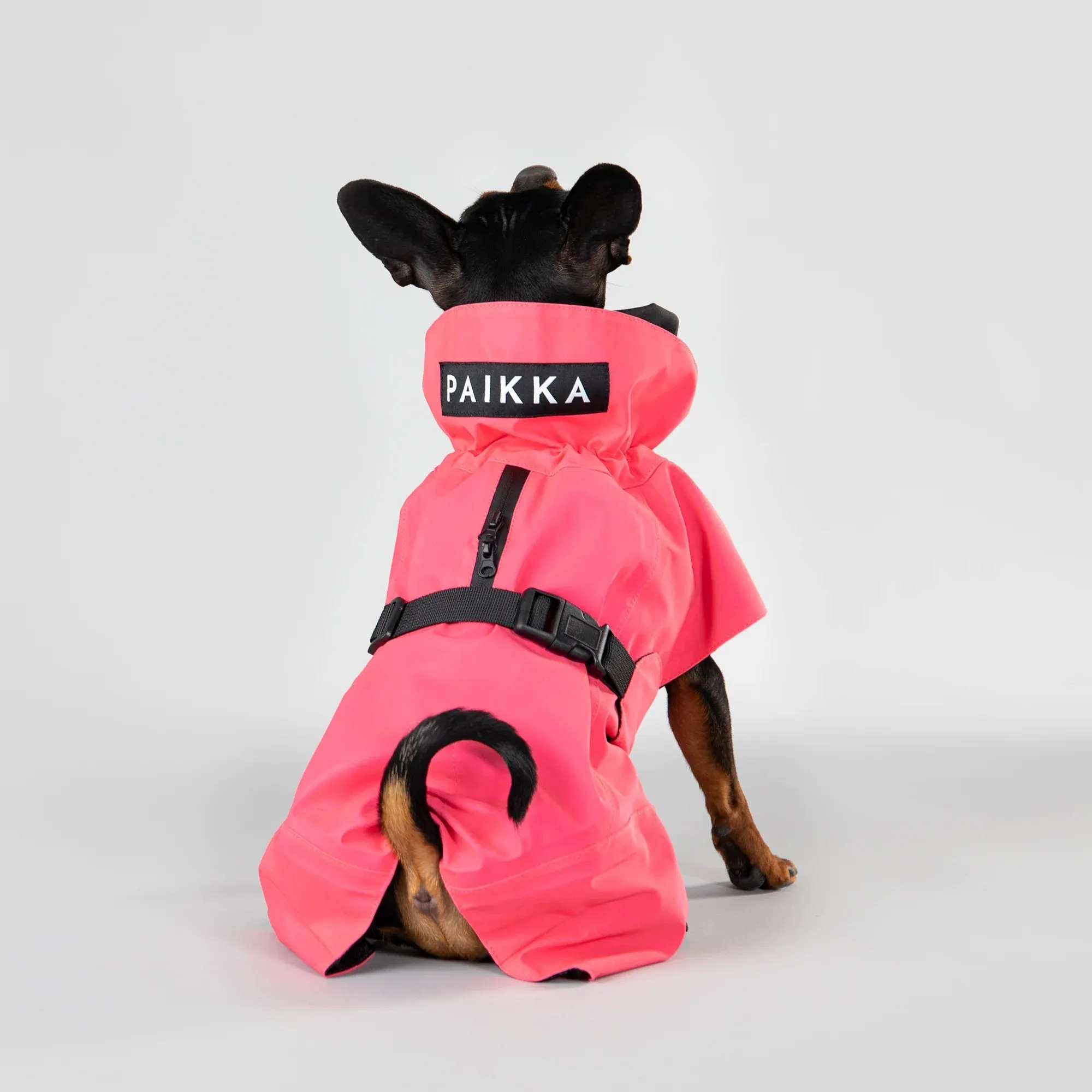 Visibility Raincoat in Hot Pink