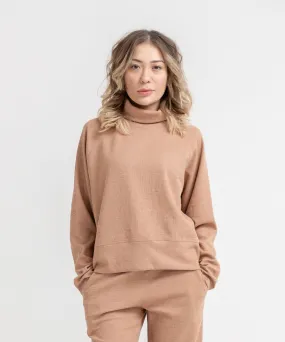 Women's Rib Relaxed Fit Turtleneck