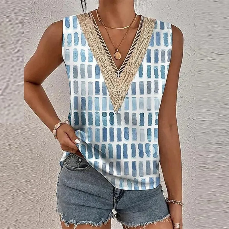 Women's Top Elegant Clothes Summer Loose Vest