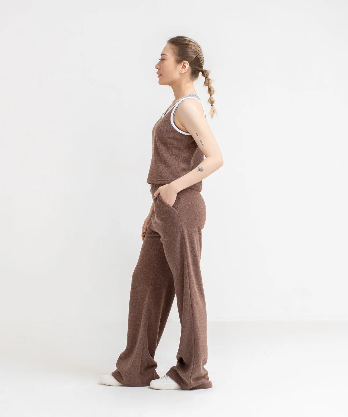 Women's Towel Terry Straight Pants