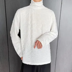 Woo Wood Texture Turtleneck