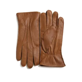 YISEVEN Men's Simplicity  Deerskin Leather Gloves